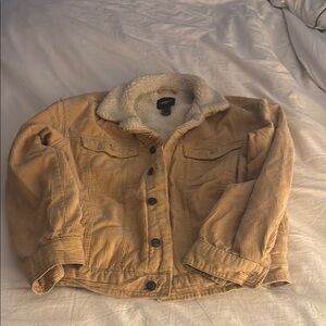 Forever 21 Cream Sherpa Jacket